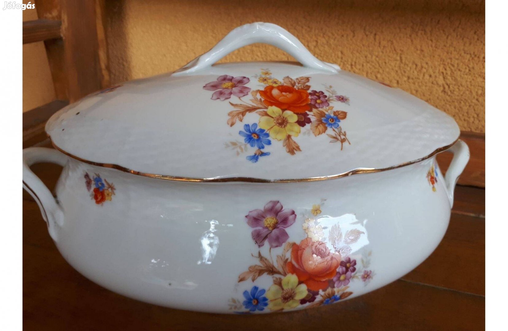 Meisseni porcelán tál,kínáló