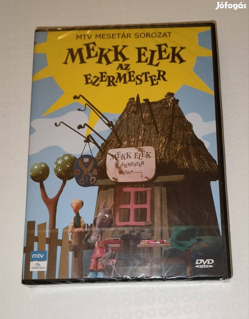 Mekk Elek az ezermester mese dvd bontatlan, 13 epizód 