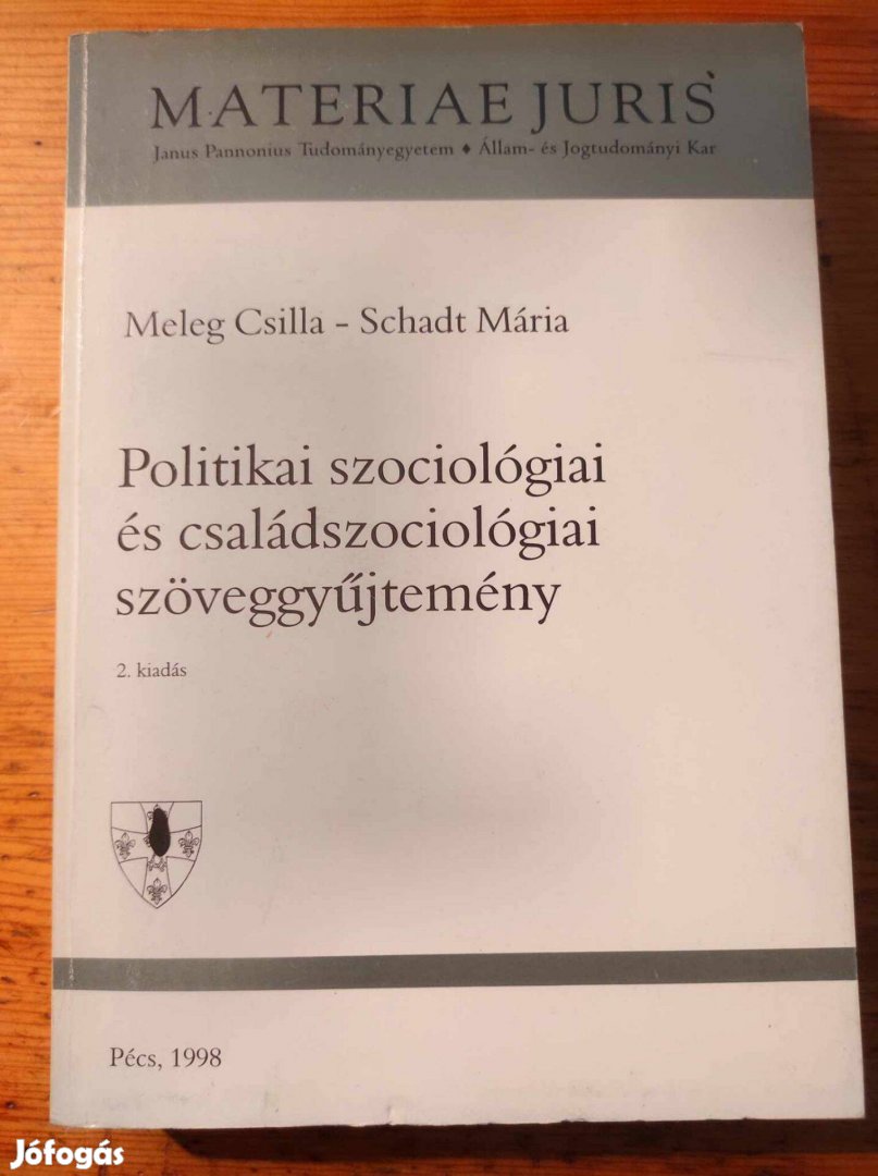 Meleg Csilla-Schadt Mária: Politikai szociológiai és családszociológia