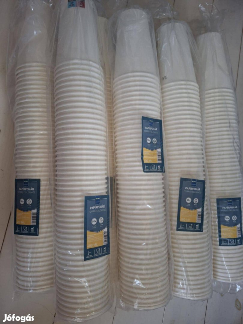 Meleg italos papírpohár 0,4 l 400 db