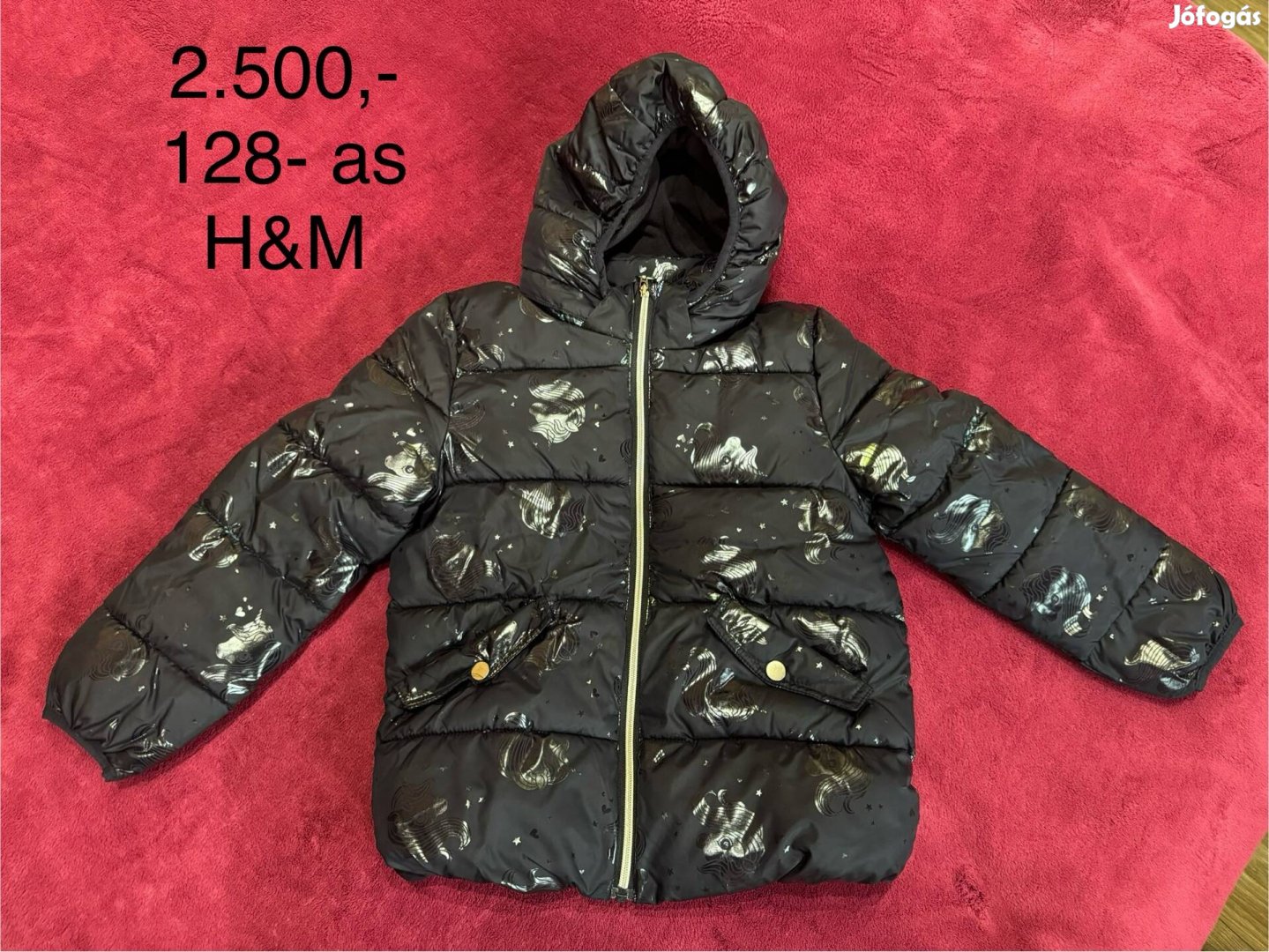 Meleg téli dzseki, 128- as, H&M