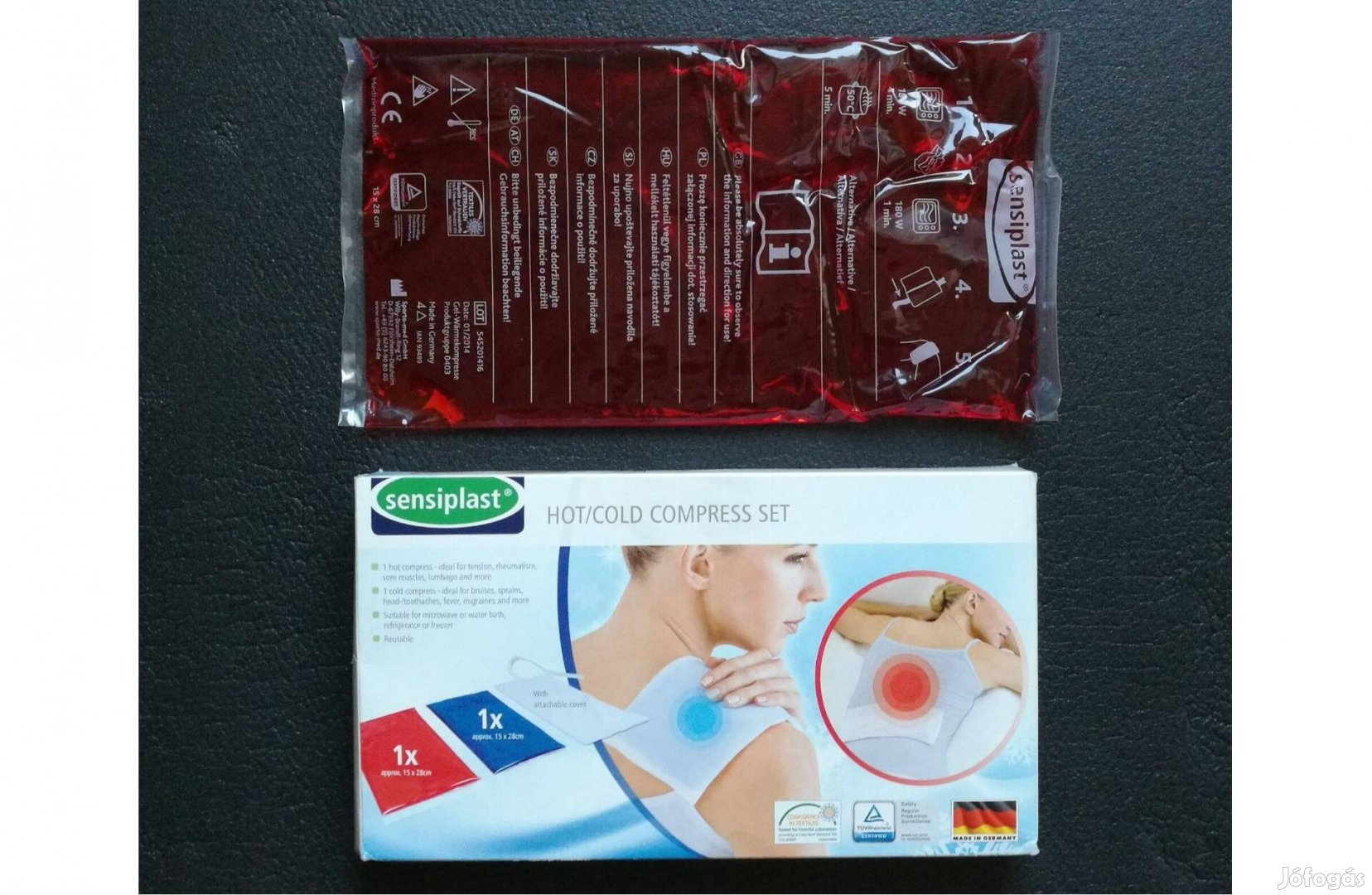 Meleg zselé borogatás eladó