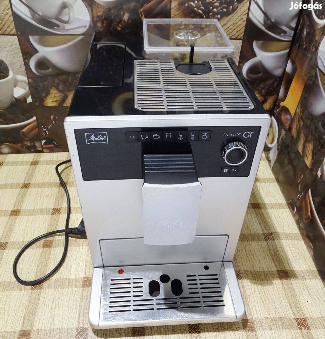 Melitta CI automata kávégép kávéfőző presszógép ezüst