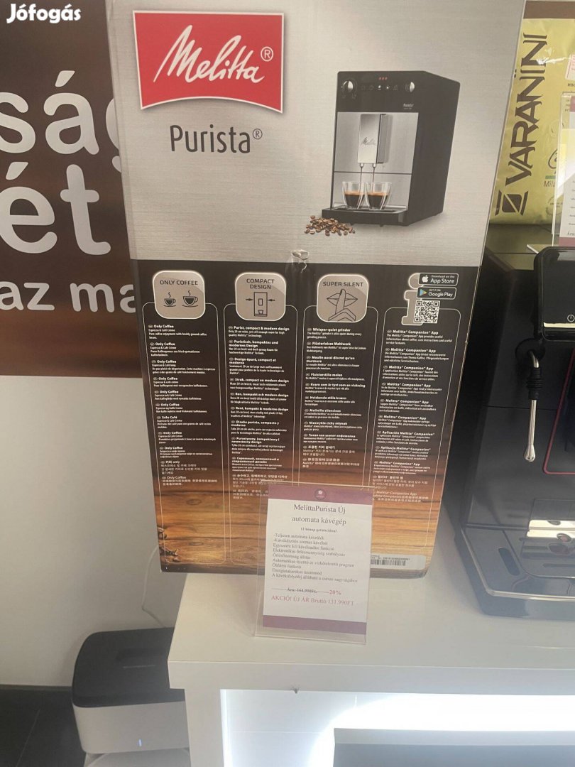 Melitta Purista Új automata kávégép