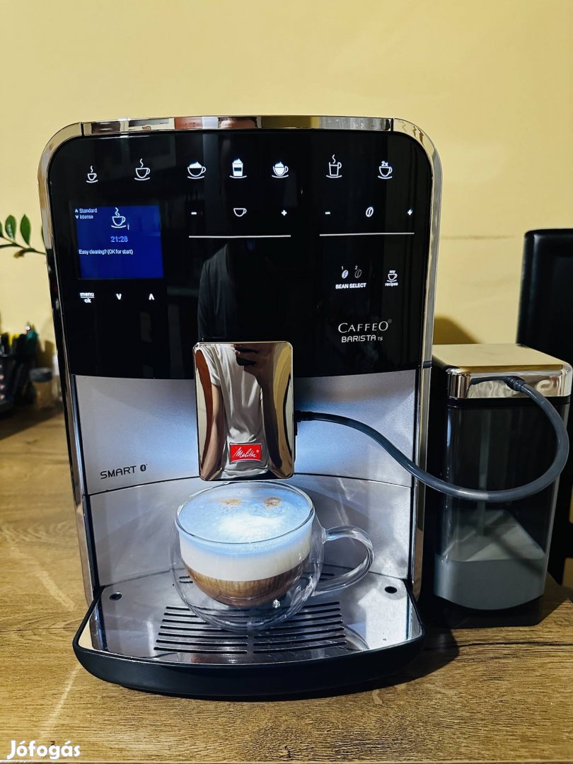 Melitta barista ts smart Bluetooth automata kávégép eladó 