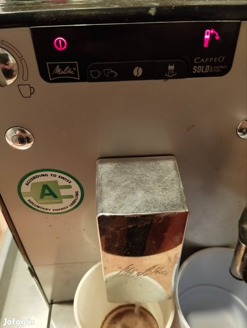 Melitta solo perfekt milk automata kávéfőző eladó 