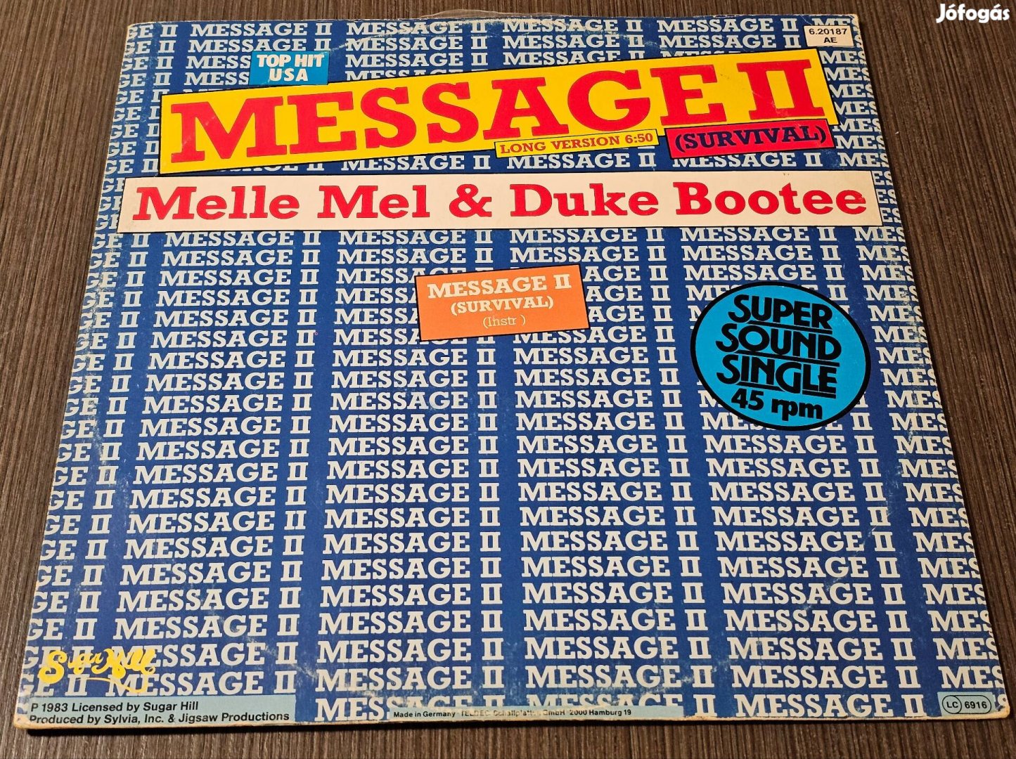 Melle Mel Duke Bootee - Message II