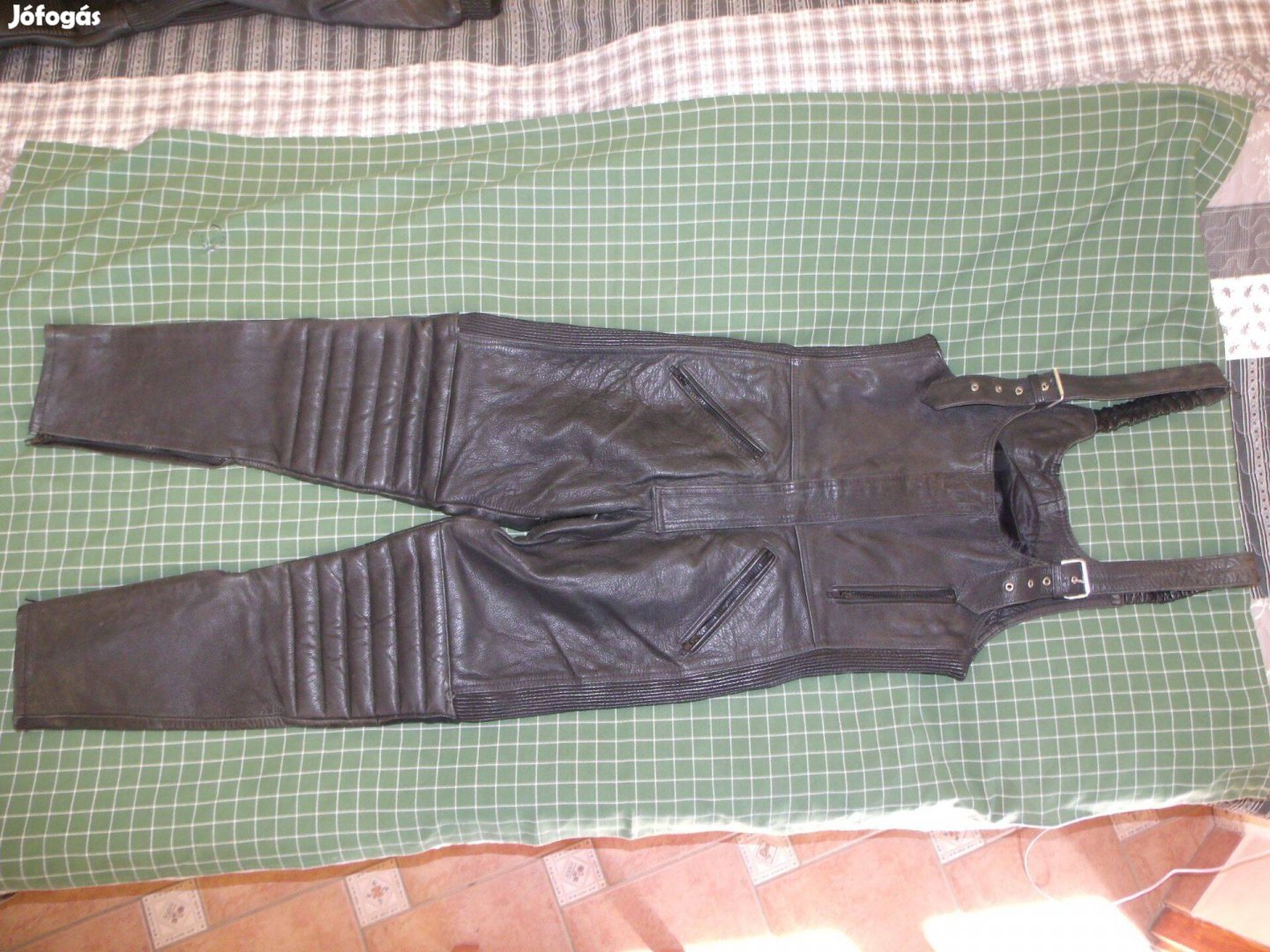 Melles motoros bőrnadrág kb. S méret derék 82cm