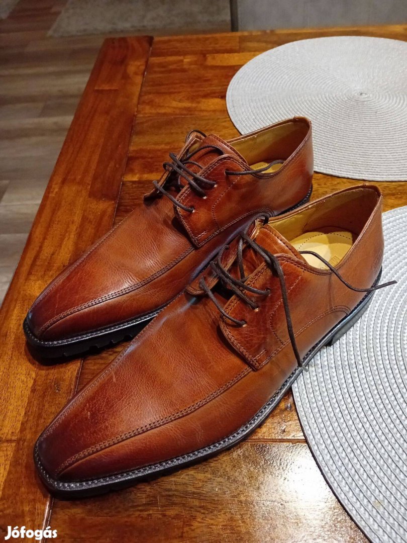Melvin & Hamilton 42-es prémium férfi bőr cipő Új