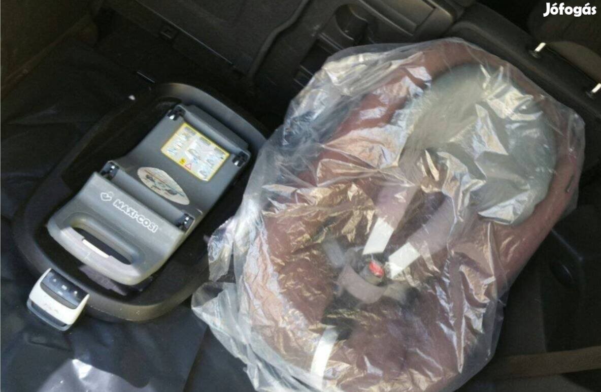 Mélyen dönthető! Tiszta Maxi cosi isofix talp + gyerekülés 5 évesig!