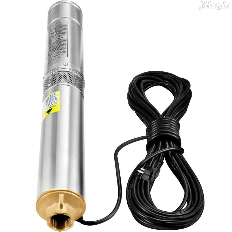 Mélykúti szivattyú, rozsdamentes acél 750W, 62 m, 105 l/ perc,