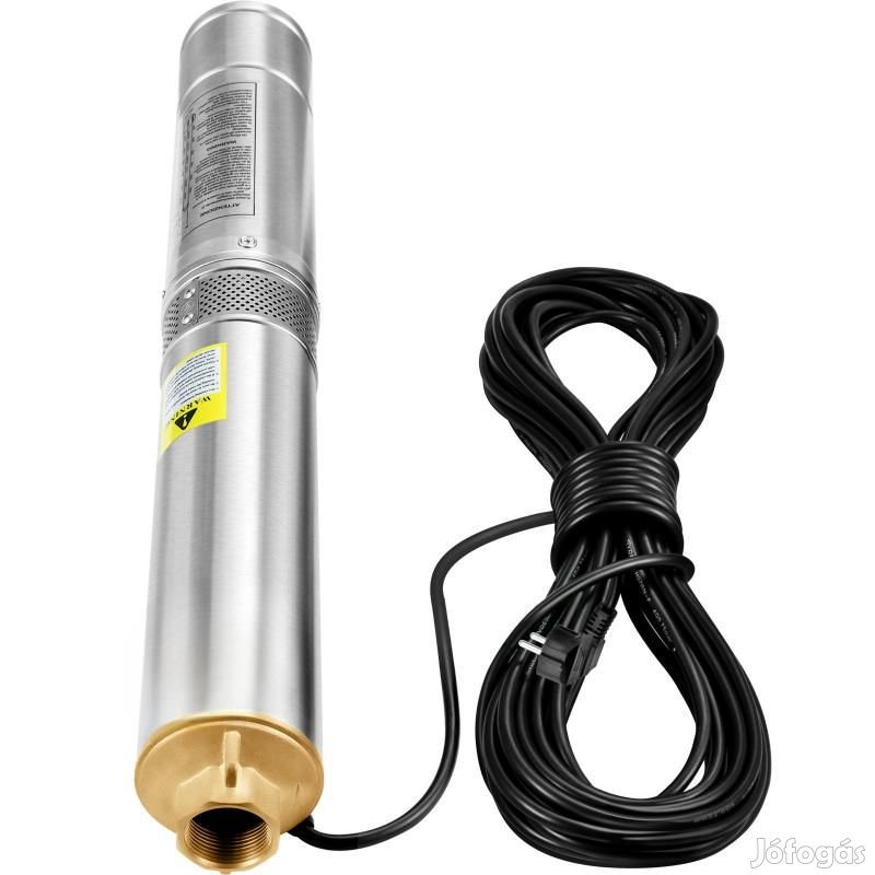 Mélykúti szivattyú, rozsdamentes acél 750W, 62 m, 105 l/ perc,