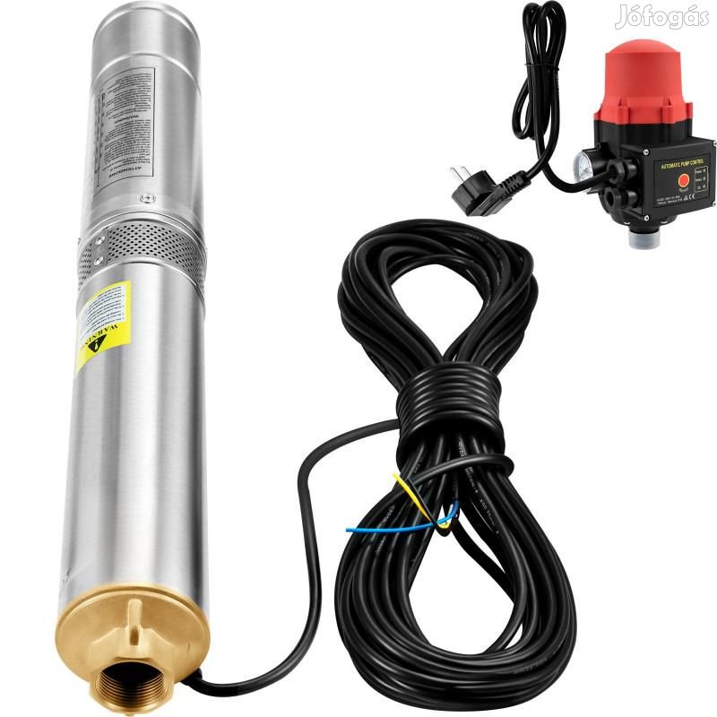 Mélykúti szivattyú, rozsdamentes acél 750W, 62 m, 105 l/ perc,