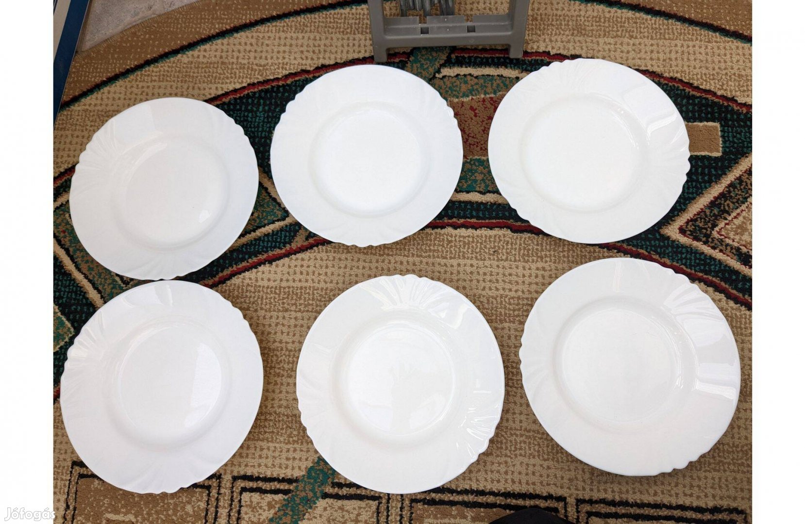 Mélytányérszett (IKEA), fehér - 6 db T1 (#4068)