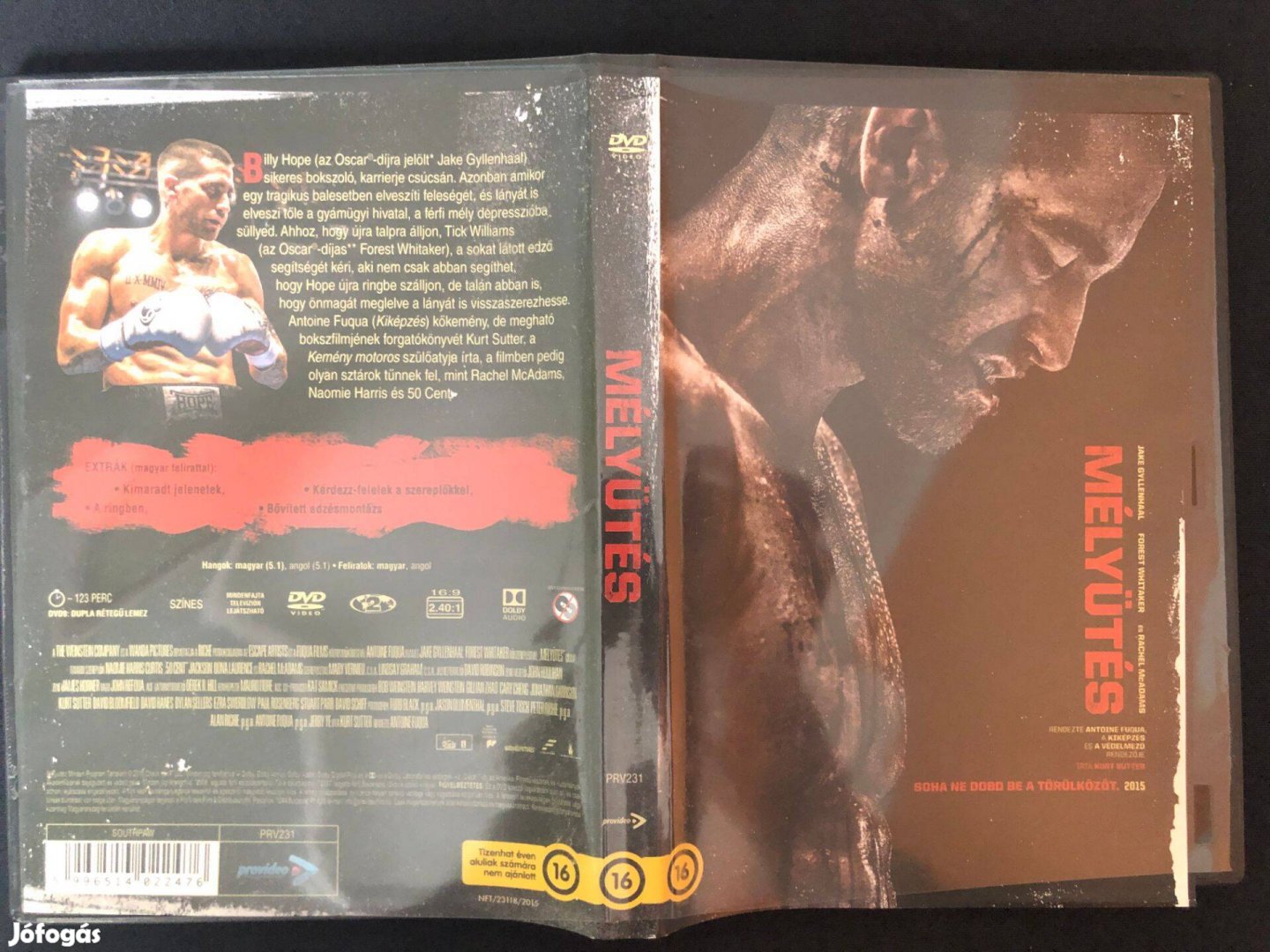 Mélyütés (karcmentes, Jake Gyllenhaal, Forest Whitaker) DVD