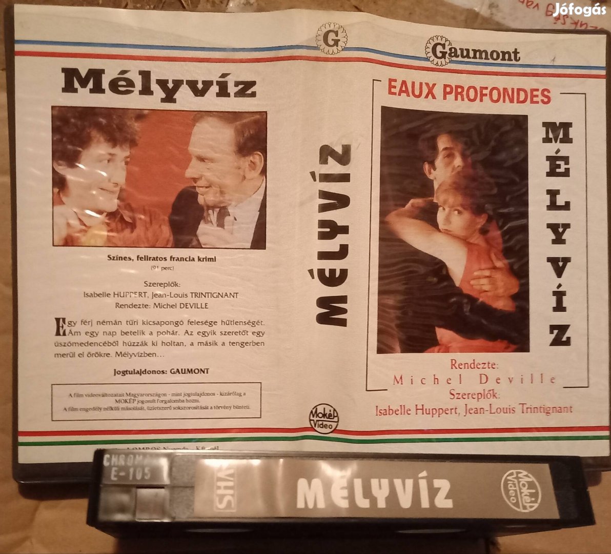 Mélyvíz - krimi vhs - mokép