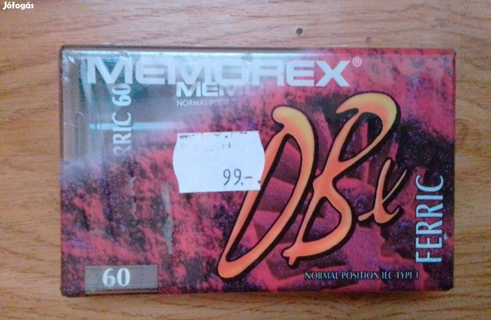 Memorex 60 perces audiokazetta eladó