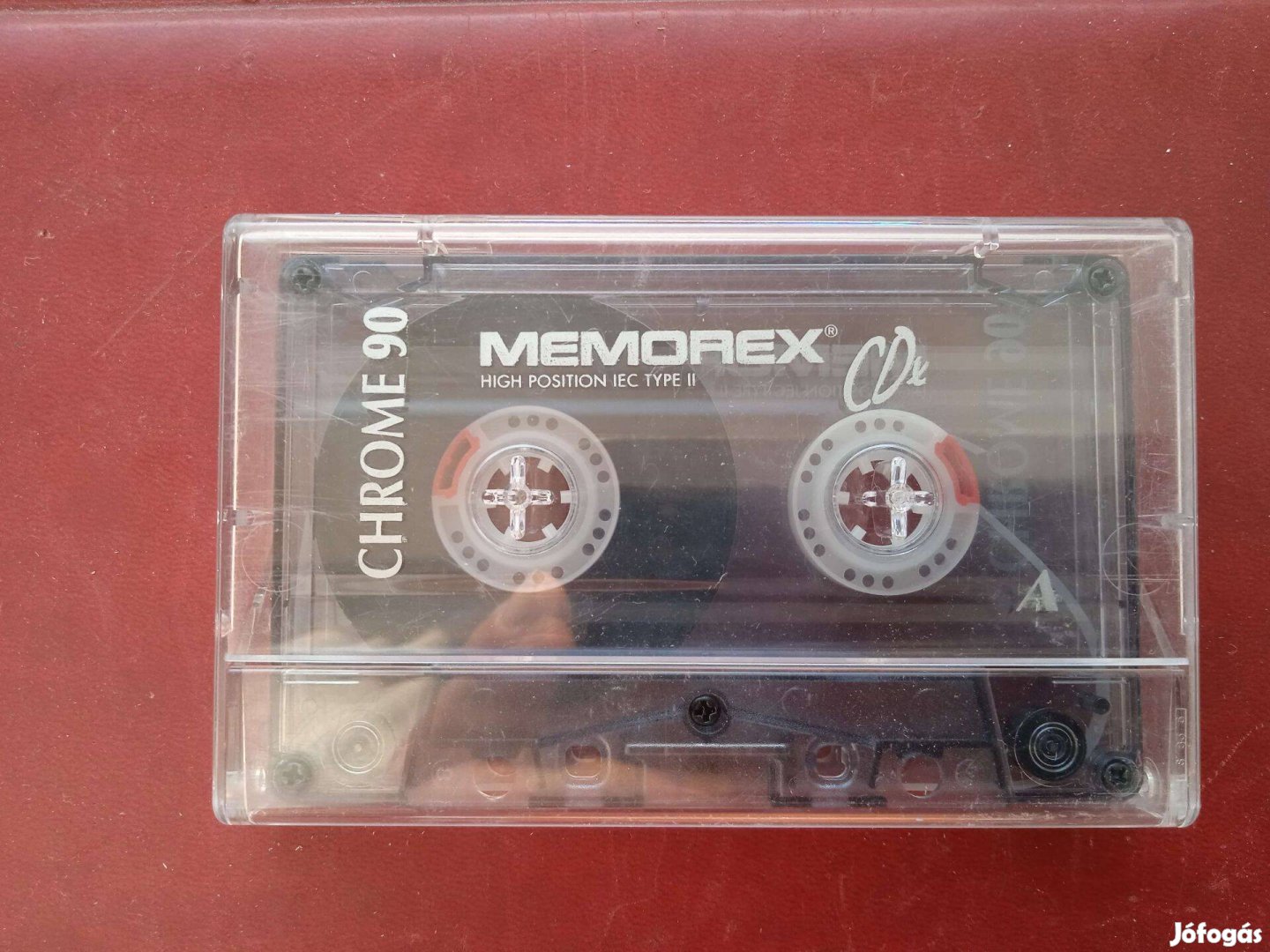 Memorex Chrome 90 retro audio kazetta , borító papír nélkül