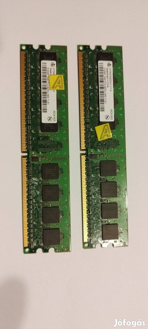 Memória 512 MB RAM 2 db