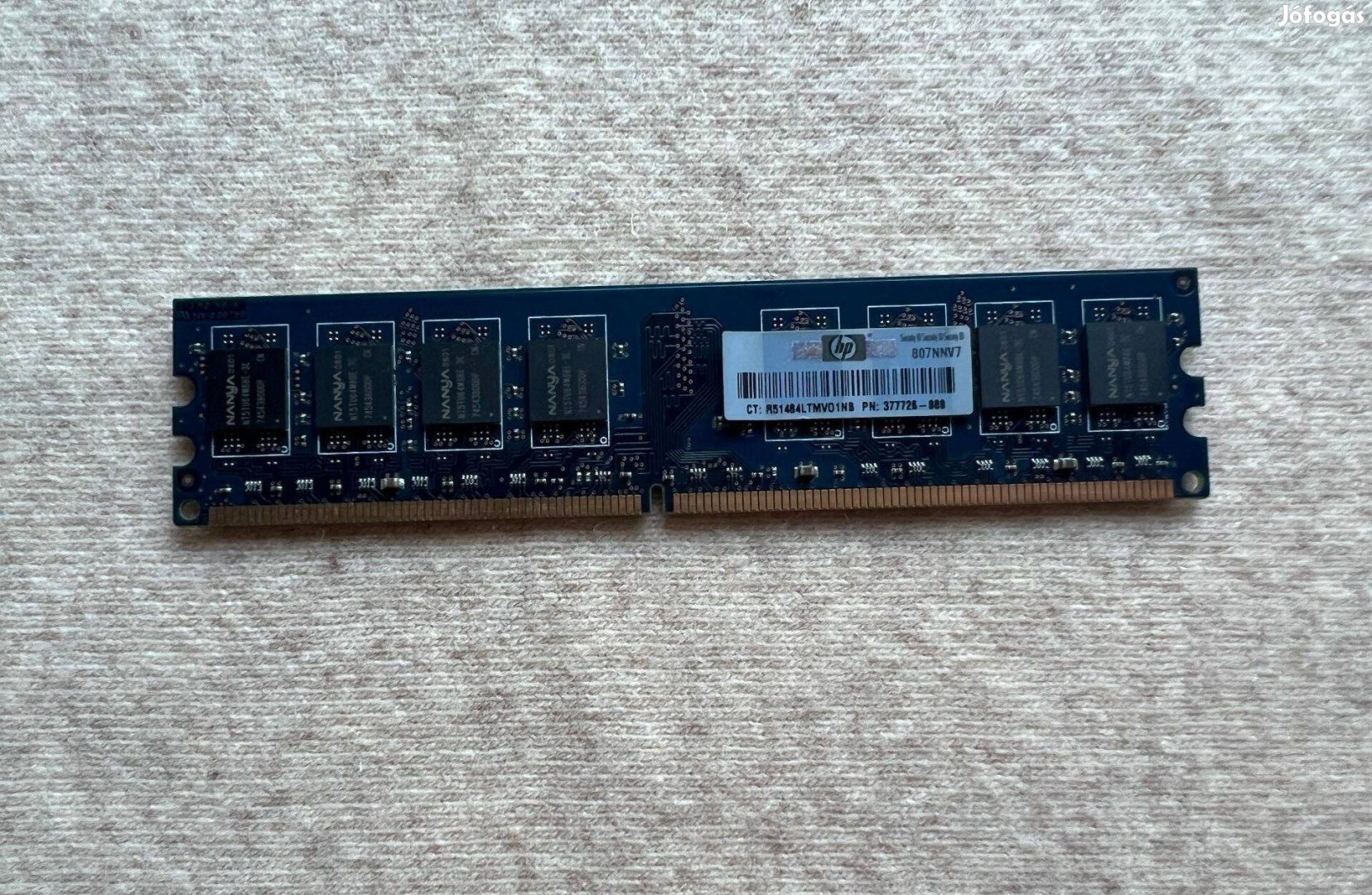 Memória kártya - NT1GT64U8HB0BY-3C Nanya 1GB DDR2