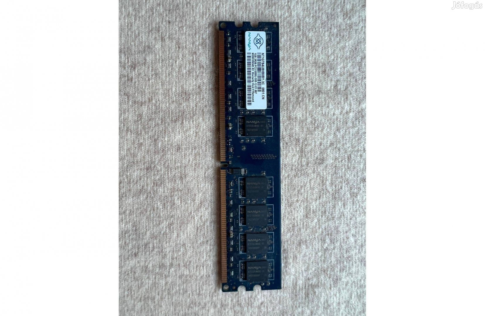 Memória kártya - NT1GT64U8HB0BY-3C Nanya 1GB DDR2