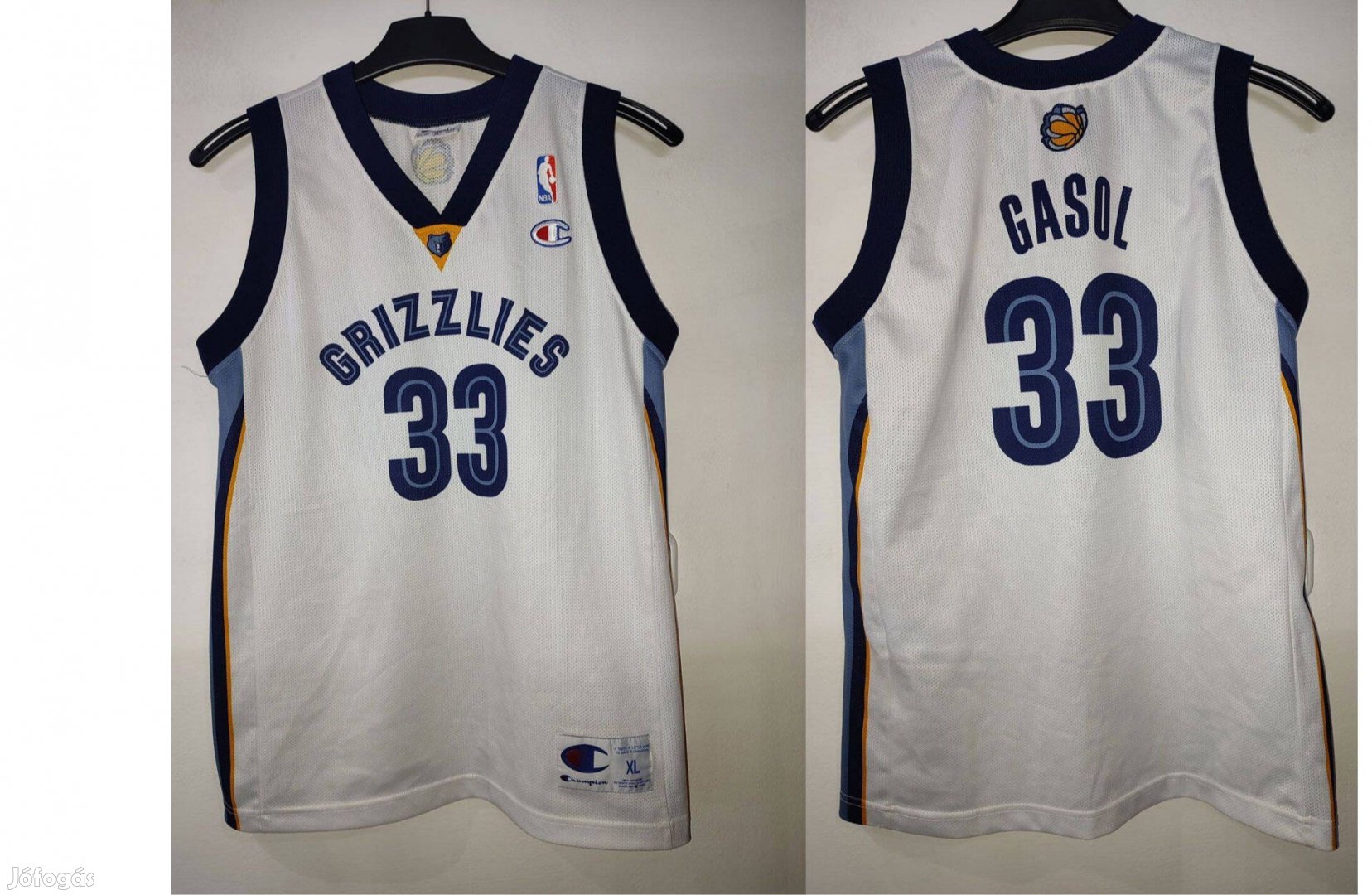 Memphis Grizzlies - Pau Gasol Champions gyerek mez (162-167)