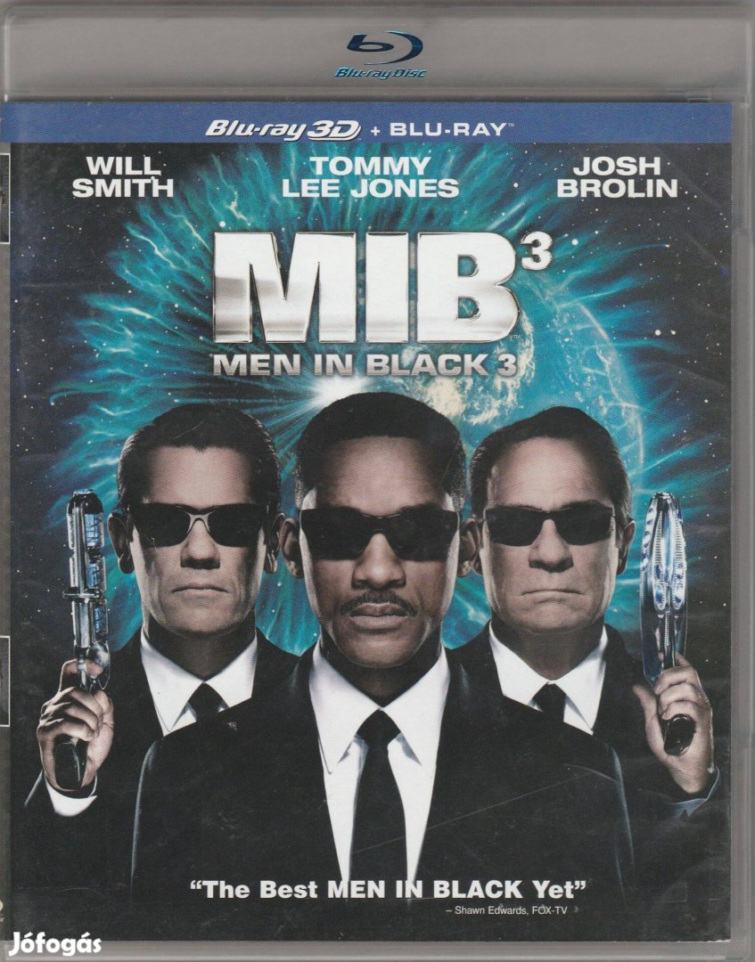 Men in Black - Sötét zsaruk 3. Blu-Ray 2D + 3D (Will Smith)