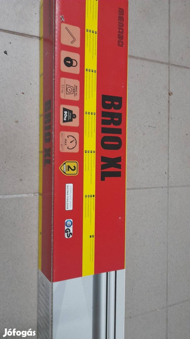 Menabo Brio XL tetőcsomagtartó keresztrúd tetőkorlátra