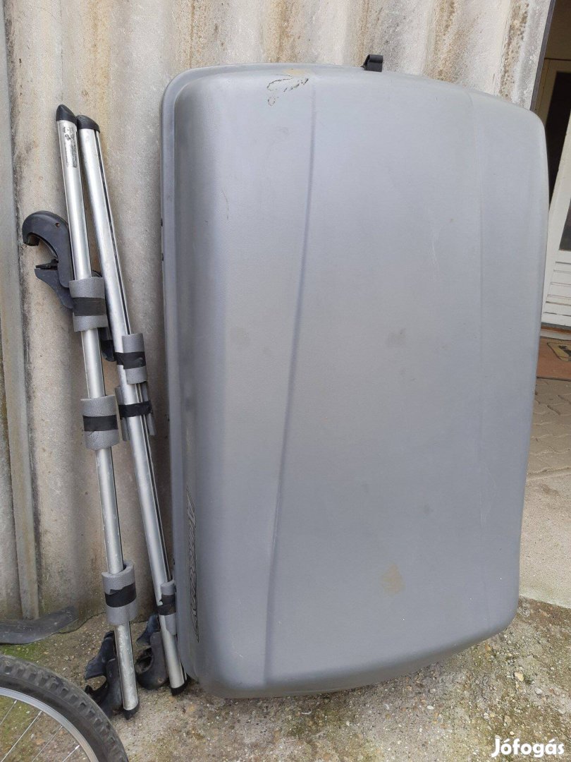Menabo Brio tetőcsomagtartó 120cm alurúd tetőkorlátra 90kg-ig