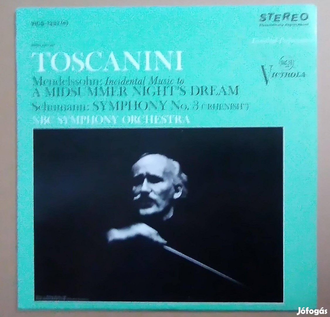 Mendelssohn, Schumann, Toscanini LP