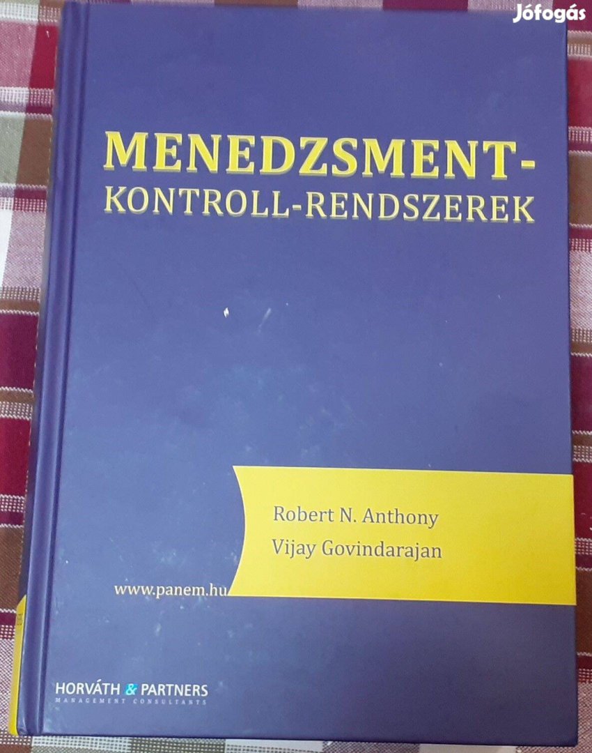 Menedzsment kontroll-rendszerek című könyv eladó!