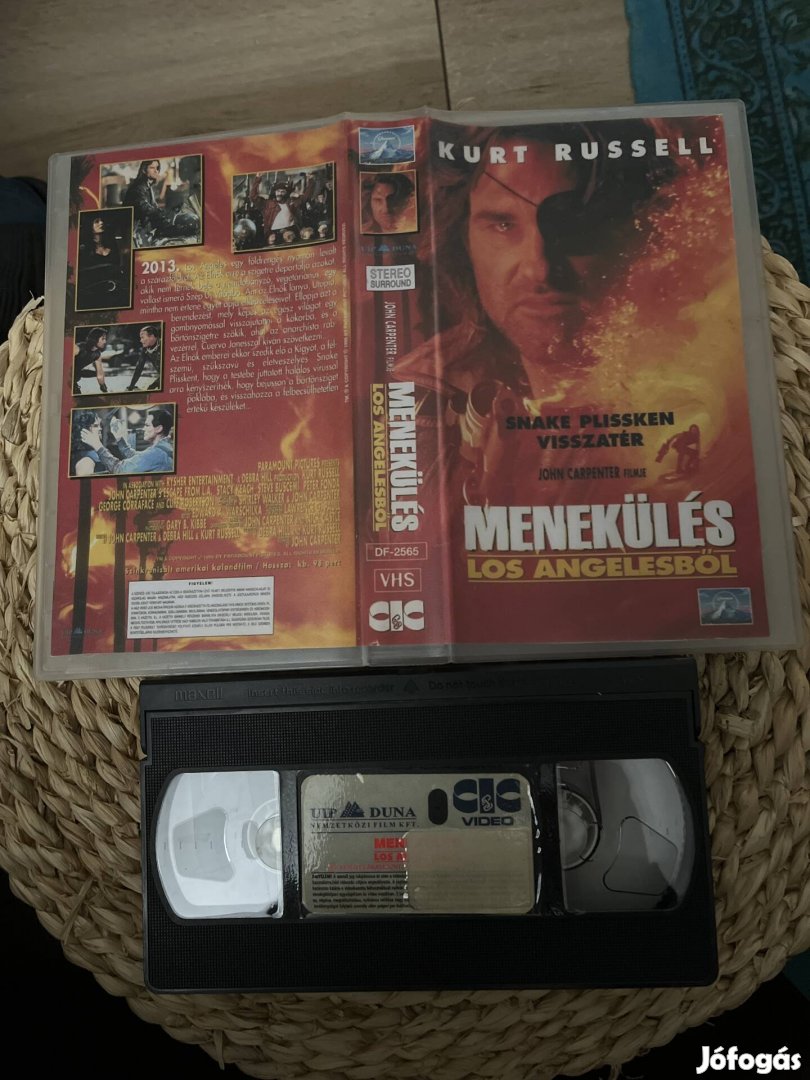 Menekülés Los  Angelesből vhs m