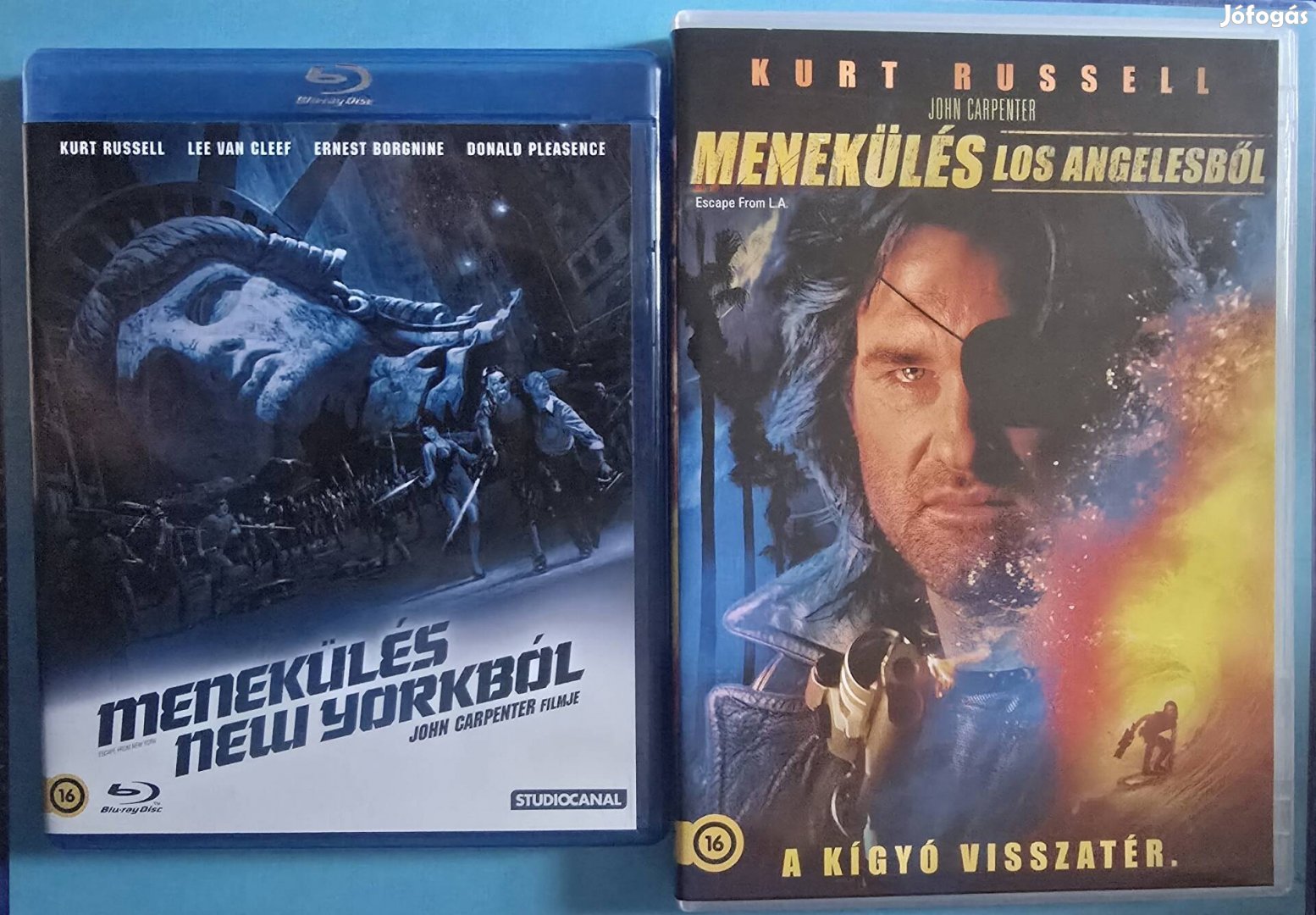 Menekülés New Yorkból blu-ray és Los Angelesből dvd