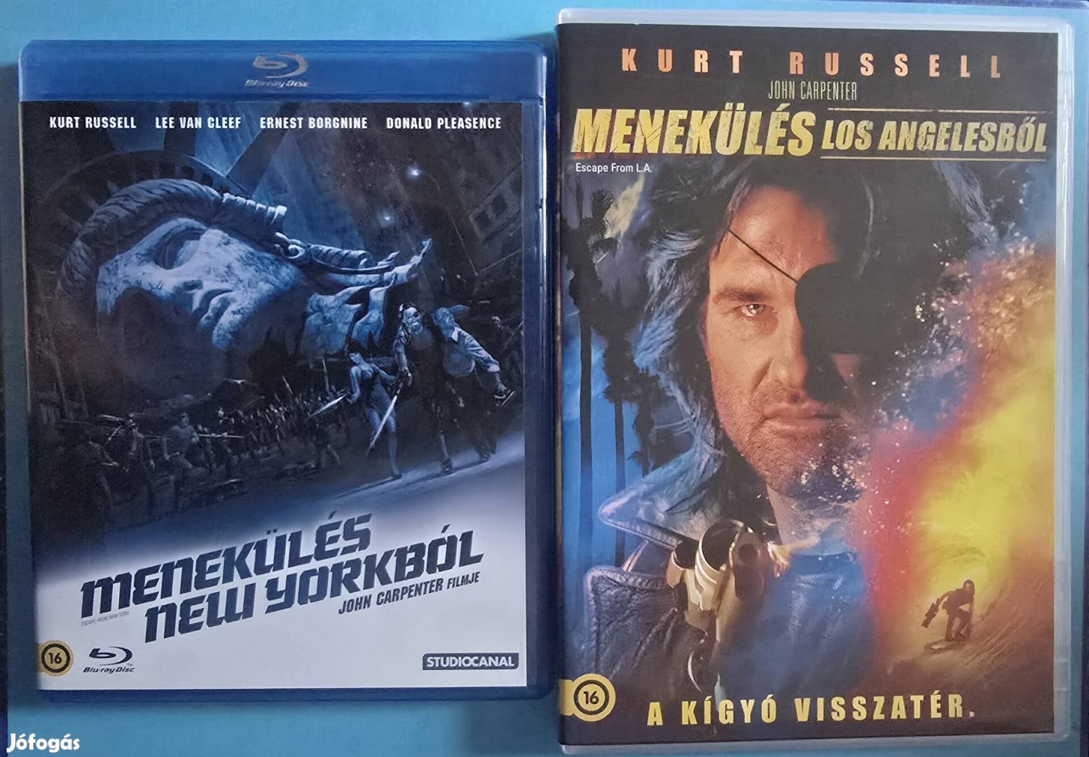 Menekülés New Yorkból blu-ray és Los Angelesből dvd