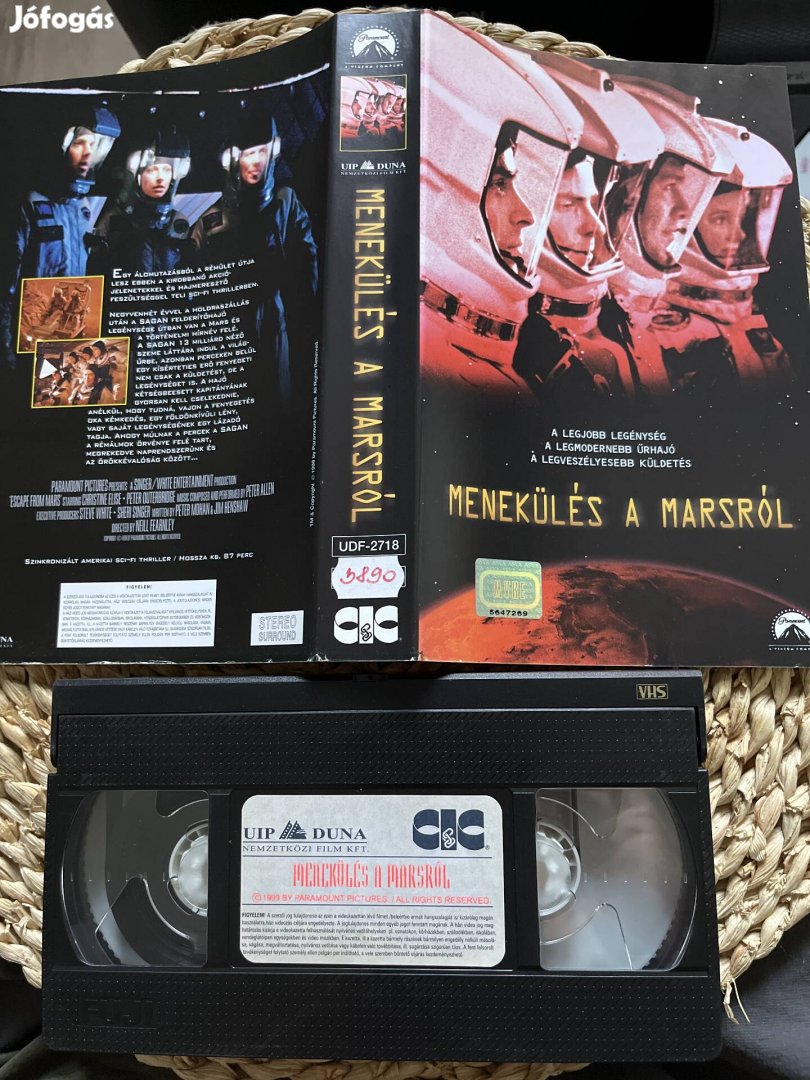 Menekülés a Marsról vhs