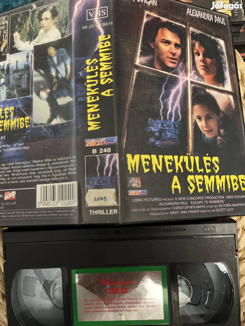 Menekülés a semmibe vhs