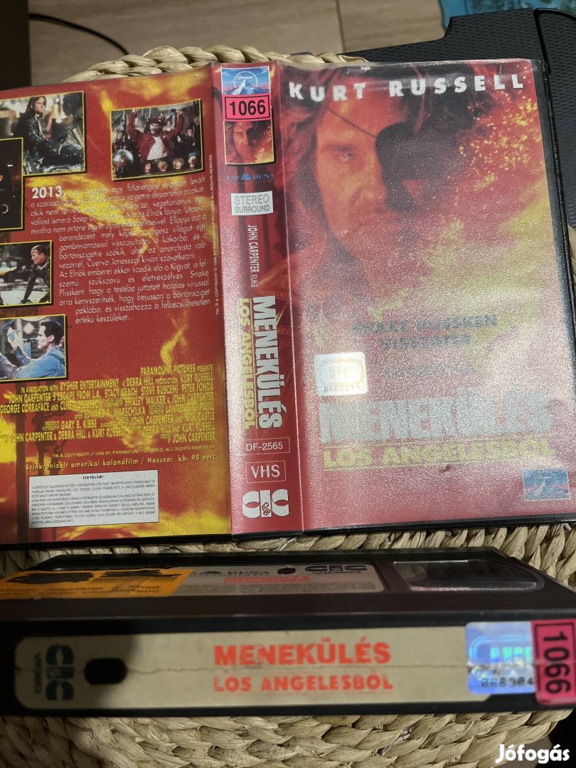 Menekülés los angelesből vhs