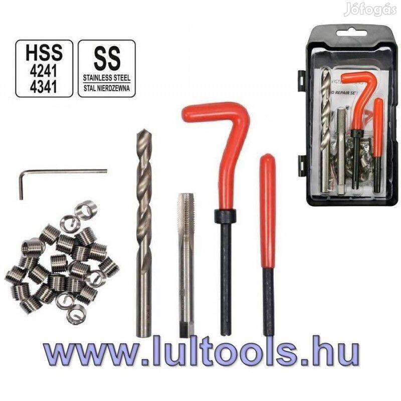 Menetjavító készlet M7x1.0