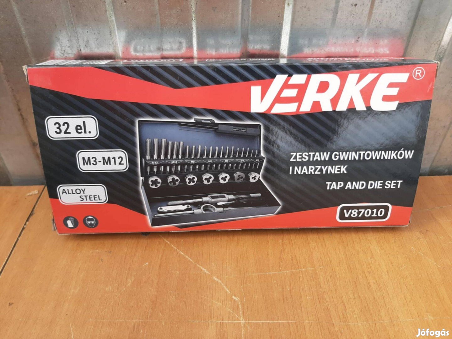 Menetmetsző és menetfúró klt. 32db-os