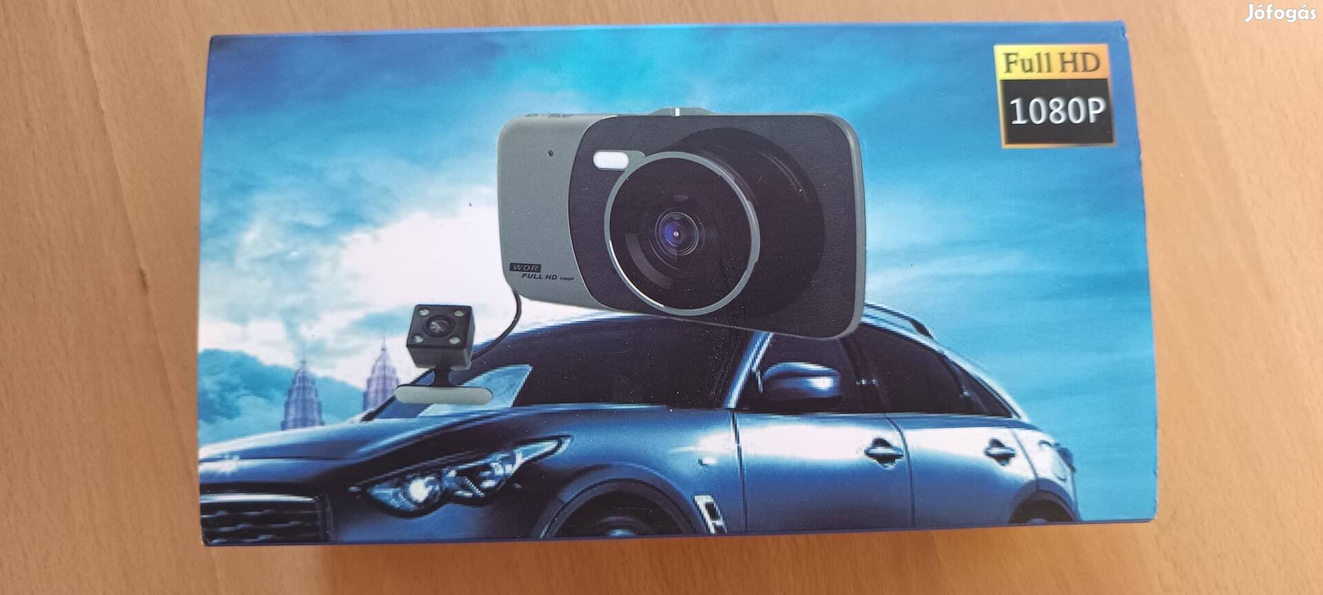 Menetrögzitő kamera hátsó kamerával együtt vadonatúj