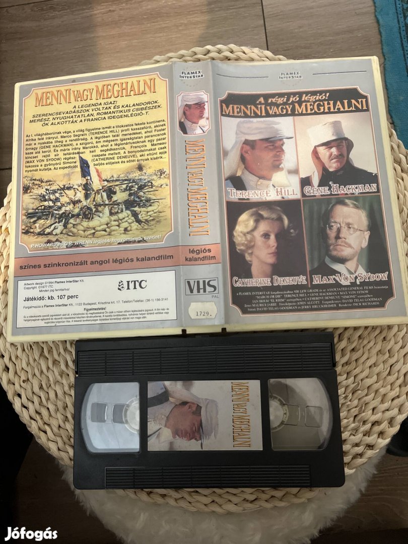 Menni vagy meghalni vhs Terence Hill