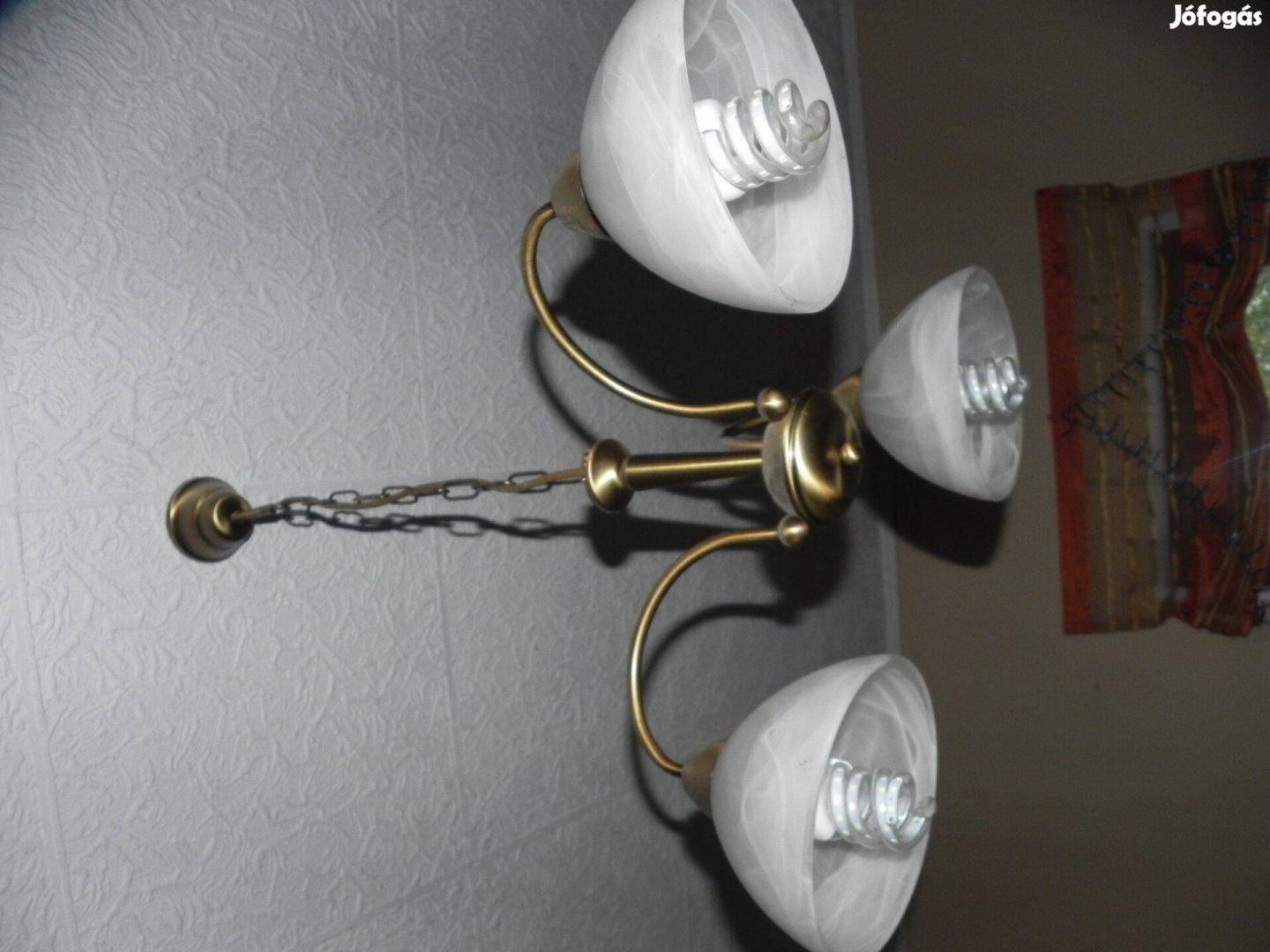 Mennyezeti Lámpa E14 3X40W izzó nélkül Üveg-Kristály szép