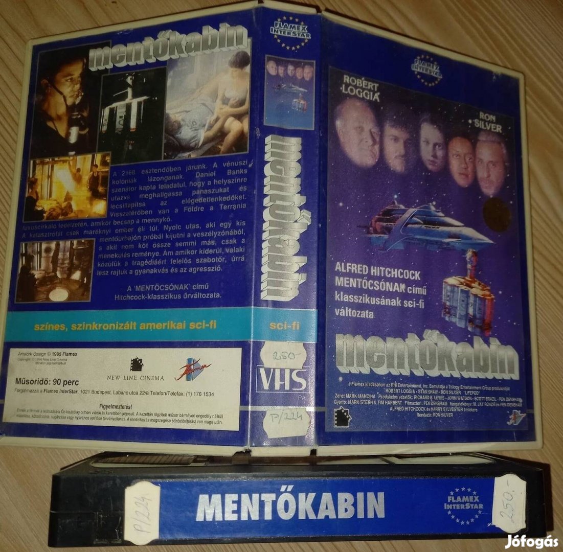 Mentőkabin - sci- fi vhs - nagytok