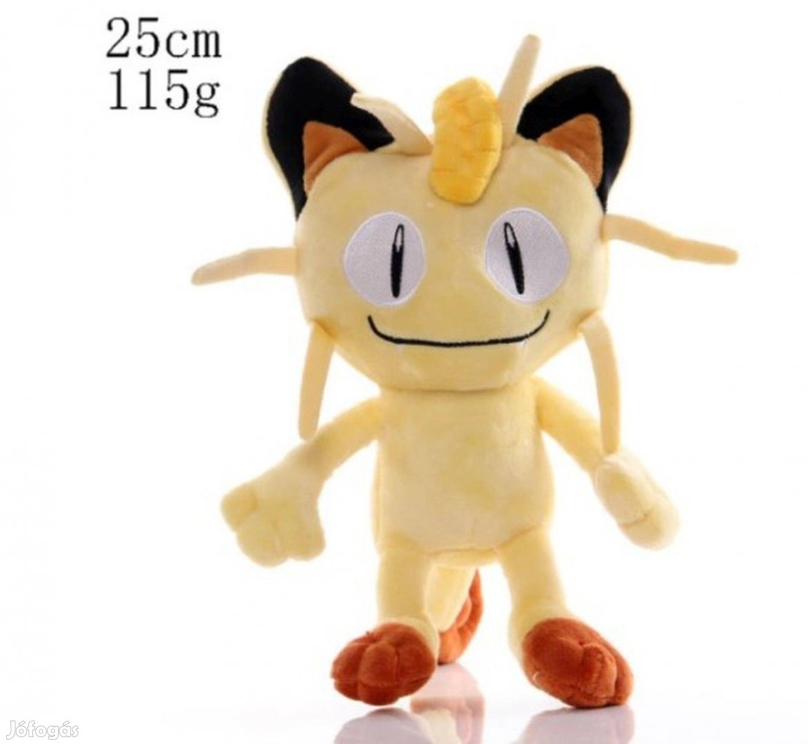 Meowth pokémon plüss 25 cm Pokemon Új Készleten