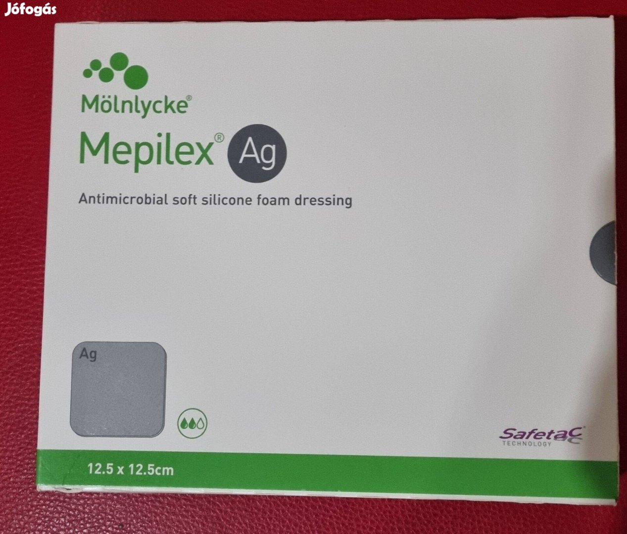 Mepilex Ag sebtapasz 12,5x12,5cm