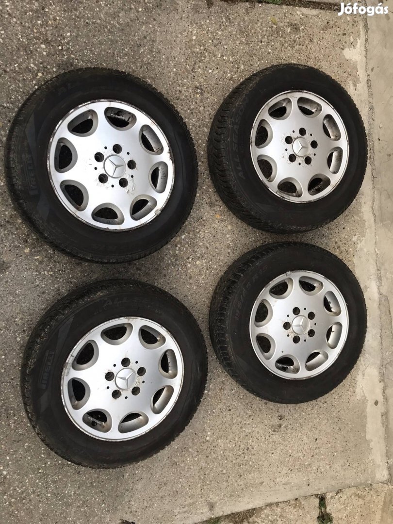 Mercedes 124 alufelni téli gumival 195/65 r15