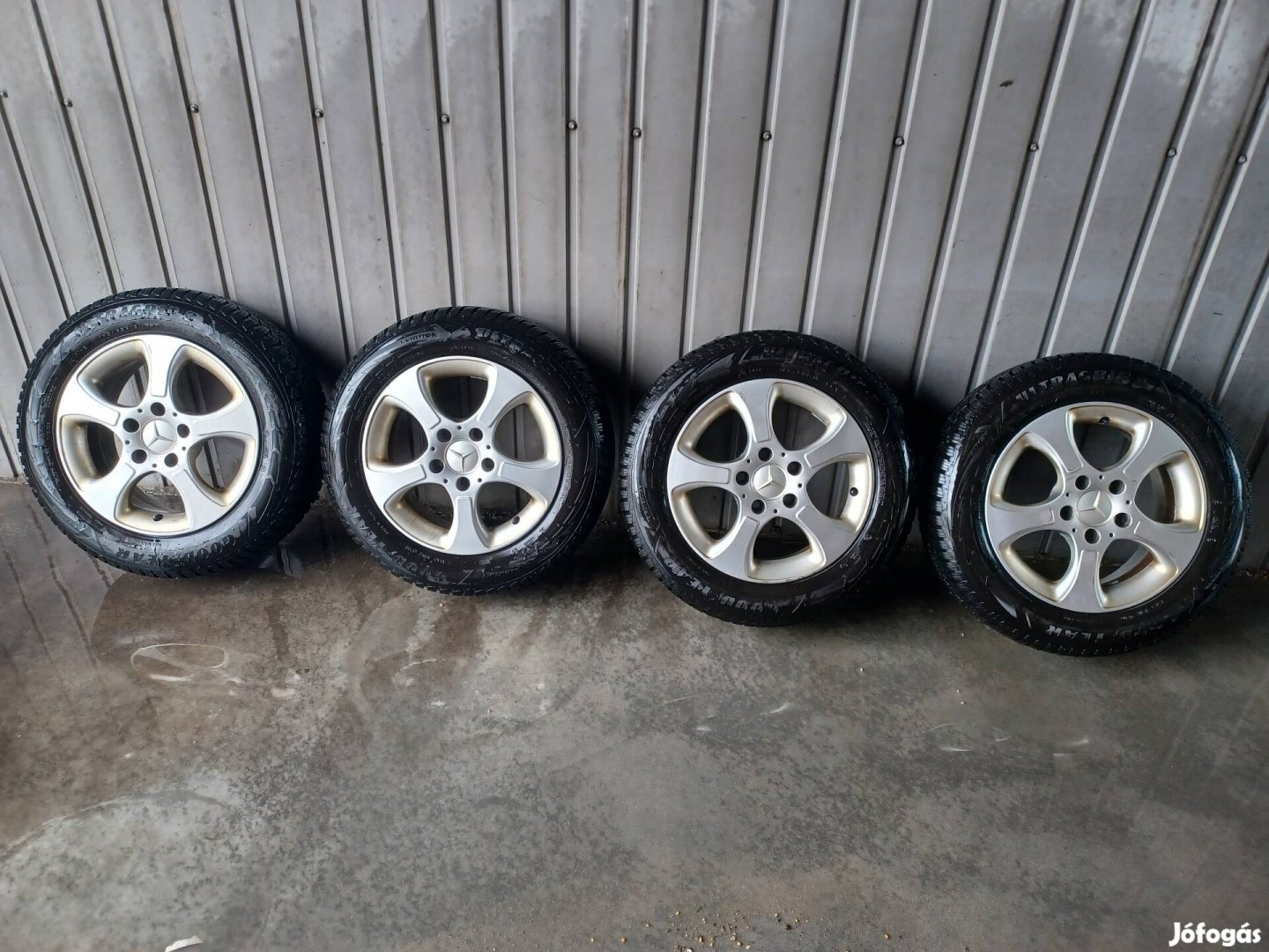 Mercedes 15-ös gyári alufelni garnitura 