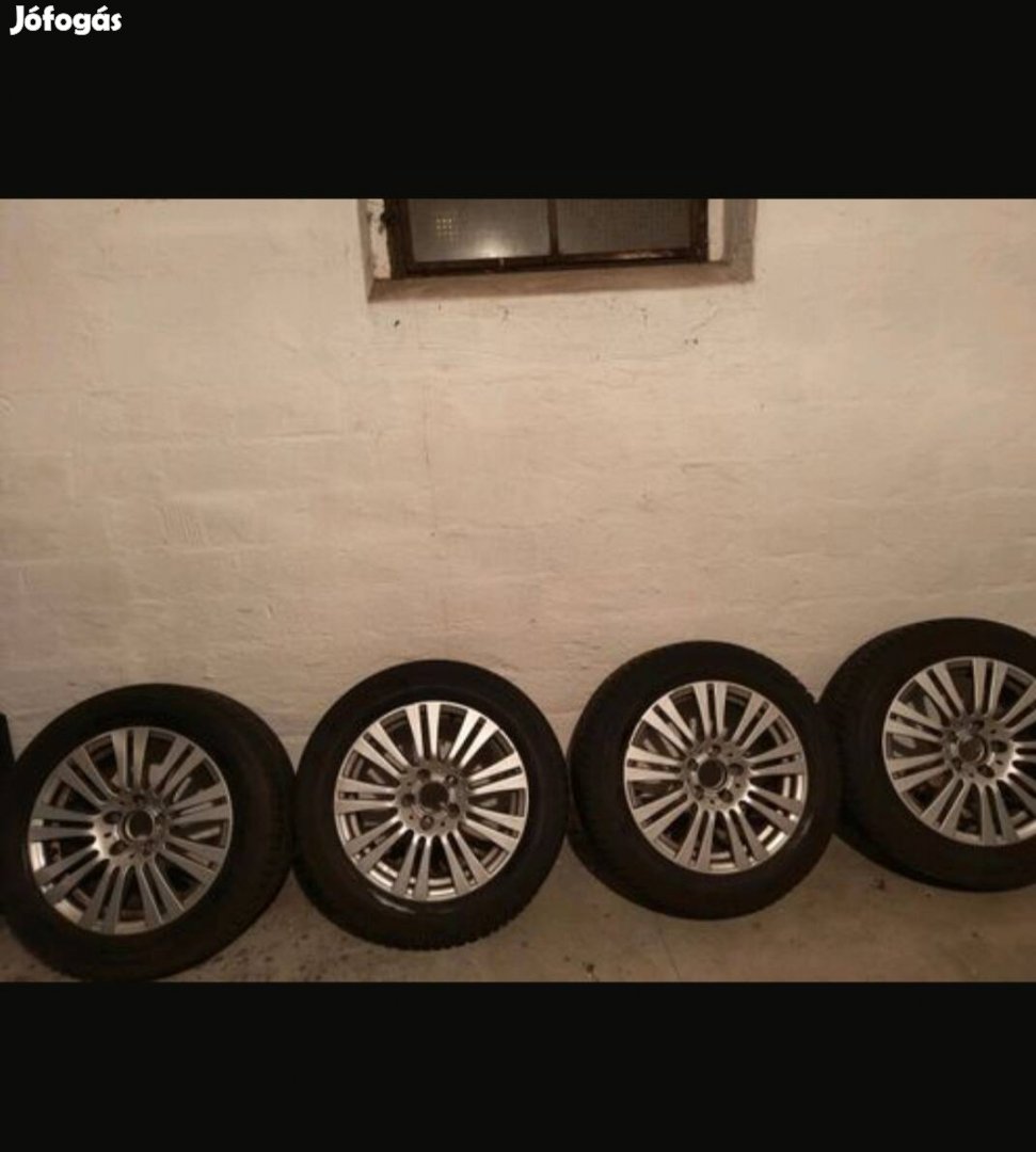 Mercedes 16" 4db felni és gumival W212,W211,C osztályhoz, autókhoz .