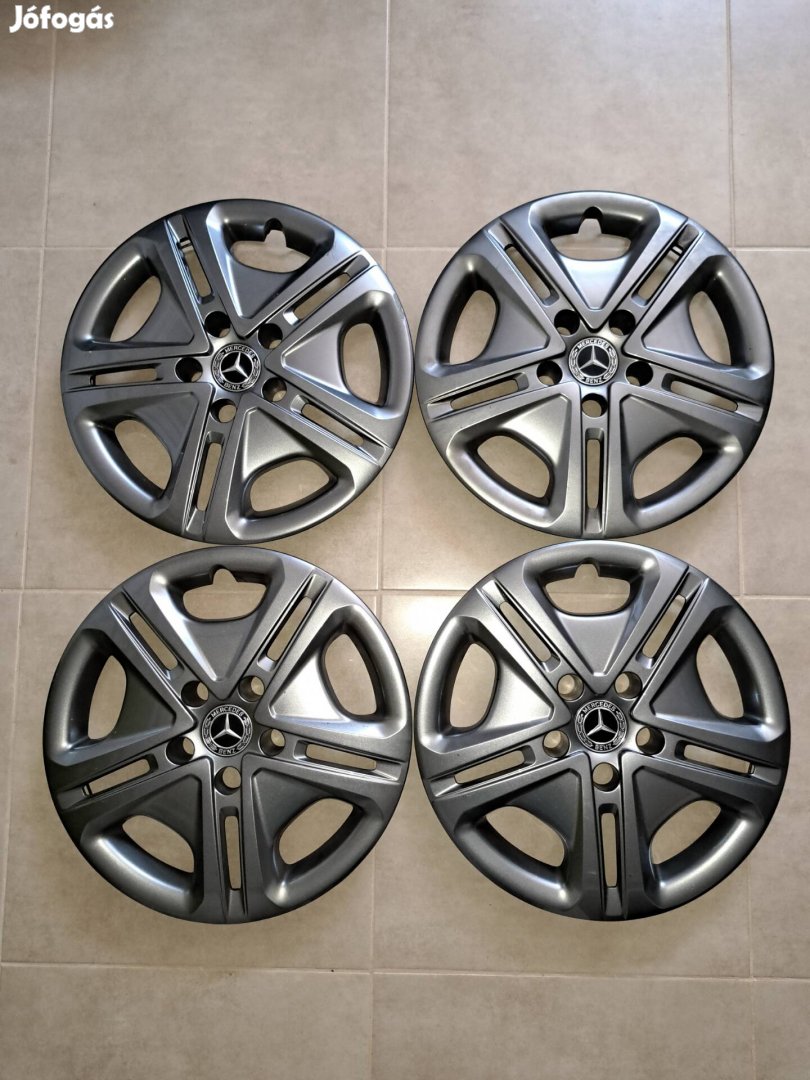 Mercedes 16", gyári dísztárcsa-szett, Újszerű 