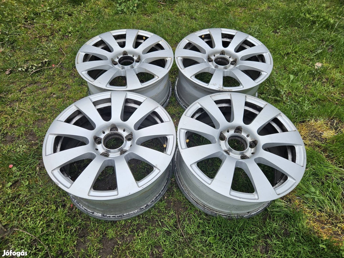 Mercedes 16 colos 5x112 E osztály gyári alufelni szett 